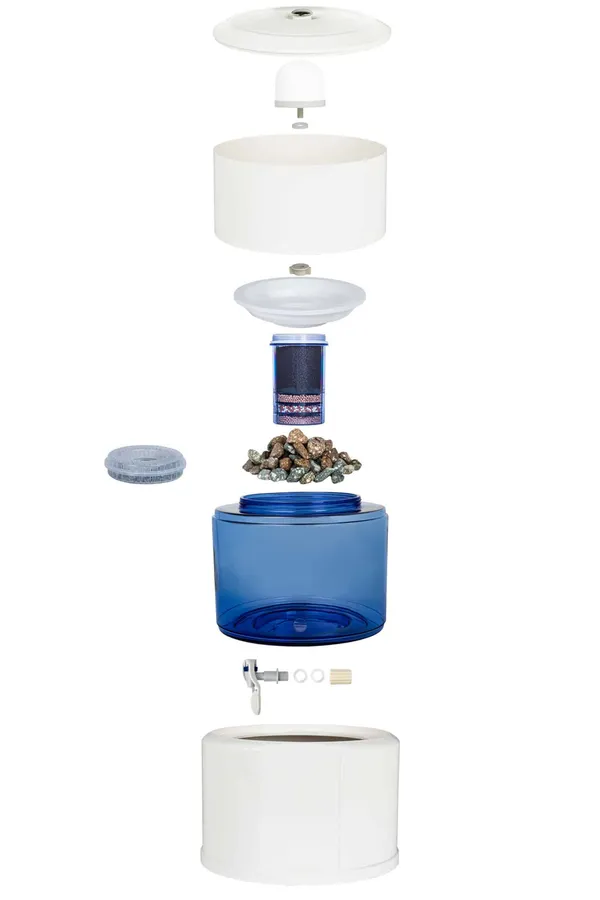Aqualine 18 Glas waterfilter groot model voor gezinnen