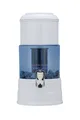 Aqualine 5 Glas waterfilter met blauw geborosilicaatglas opvangbak