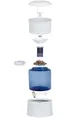 Aqualine 5 Glas waterfilter met 4-in-1 filtersysteem en Flower of Life patroon