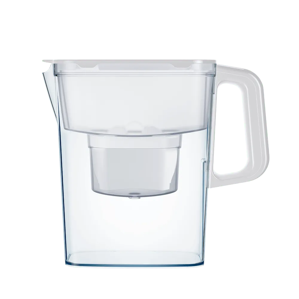 AQUAPHOR Compact 2,4 liter waterfilterkan wit vooraanzicht