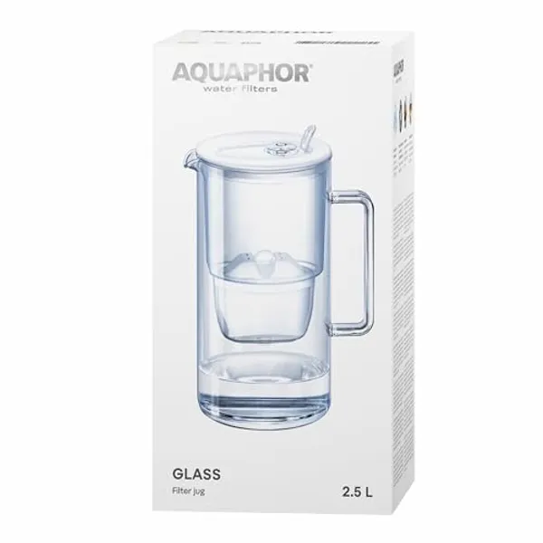 AQUAPHOR Glass 2,5 Liter Waterfilterkan afbeelding 3 — alt-tekst aanvullen