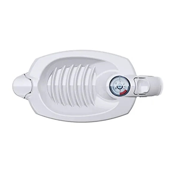 AQUAPHOR Prestige bovenaanzicht met mechanische filterindicator en schuifdeksel