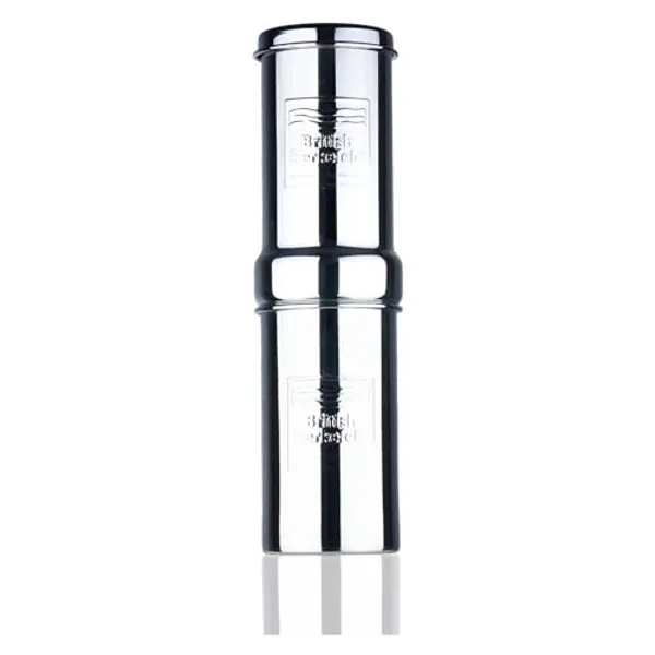 British Berkefeld 1 liter draagbaar RVS zwaartekracht waterfilter