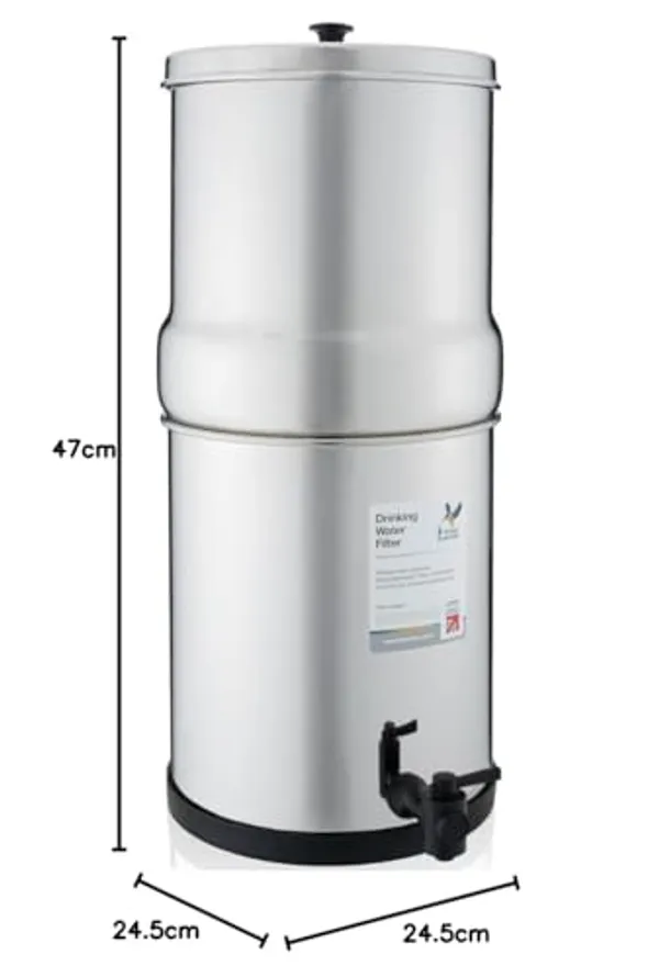 British Berkefeld 6 liter compleet met doos en filterelementen