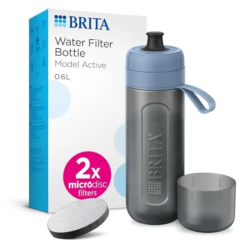 Waterfles met geïntegreerd filter voor onderweg