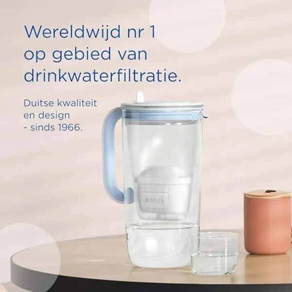 BRITA Glazen Waterfilterkan 2,5 Liter afbeelding 12 — alt-tekst aanvullen