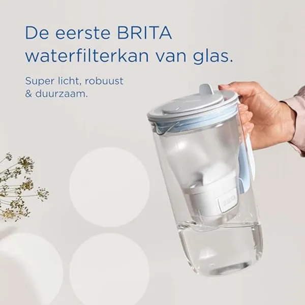 BRITA Glazen Waterfilterkan 2,5 Liter afbeelding 2 — alt-tekst aanvullen