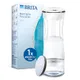 BRITA Waterfilterkaraf 1,3 liter glazen karaf met MicroDisc filter