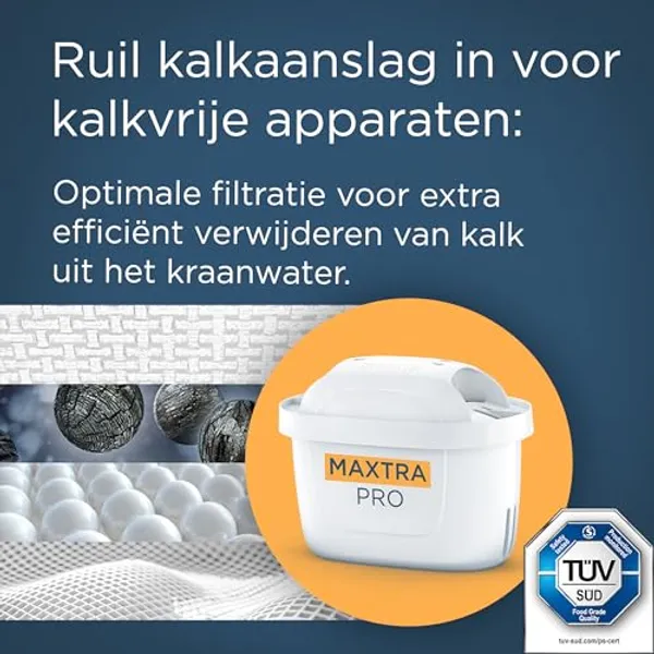 MAXTRA PRO Kalk Expert filtertechnologie doorsnede