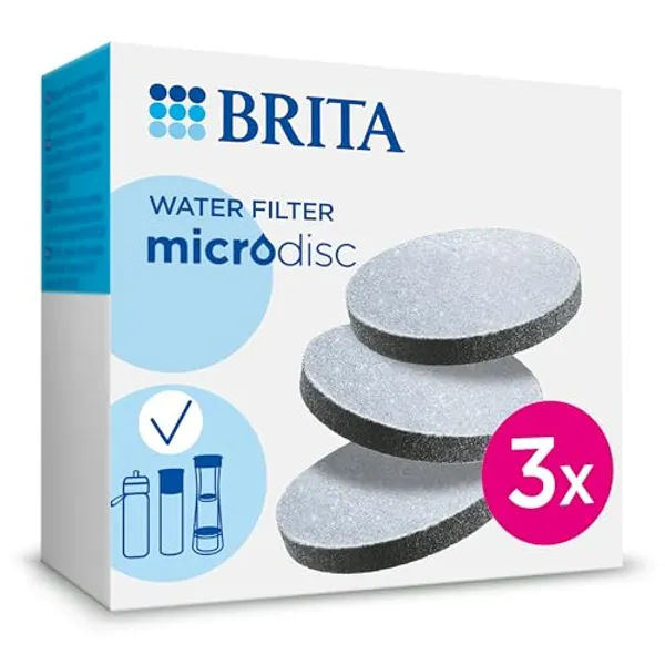 BRITA MicroDisc waterfilter close-up platte disc