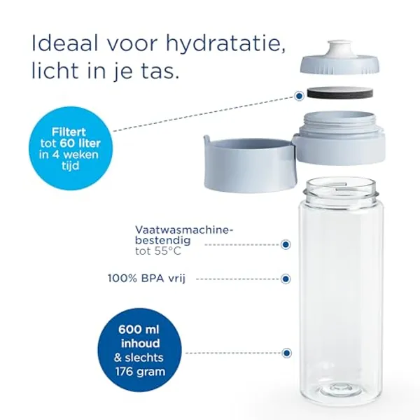 BRITA Waterfilterfles Vital 600ml afbeelding 10 — alt-tekst aanvullen