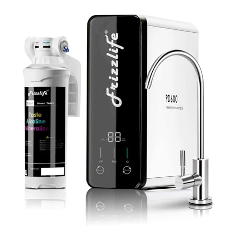 Frizzlife PD600-TAM3 omgekeerde osmose systeem met TAM3 filter en drinkkraan