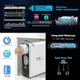 Infographic: 8 interne filtratiefasen, slim TDS-display en snelle filterwissel