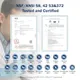 NSF/ANSI 372 certificering en SGS-testresultaten per verontreiniging
