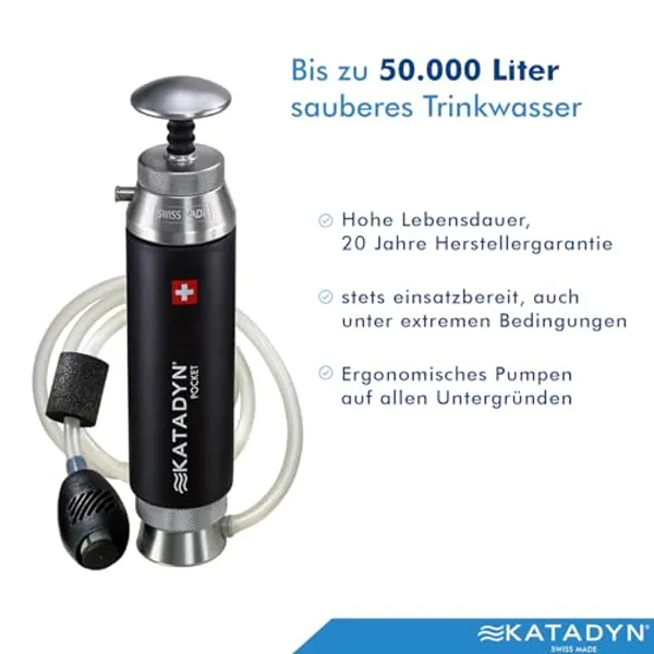 Katadyn Pocket Black Edition Waterfilter afbeelding 3 — alt-tekst aanvullen