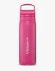 LifeStraw Go RVS 500ml waterfilterfles in Orchid Pink met vacuüm-isolatie