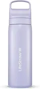 LifeStraw Go RVS 500ml waterfilterfles in Provence Purple met vacuüm-isolatie