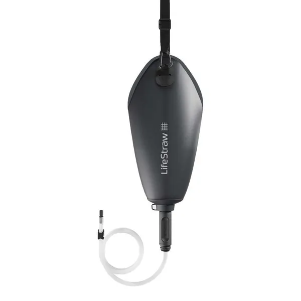 LifeStraw Peak Series persoonlijk waterfilter in grijs met 28mm schroefdraad