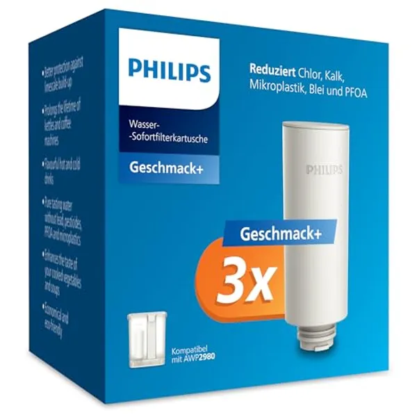 Philips AWP225 Micro X-Clean Instant filterpatronen 3-pack verpakking
