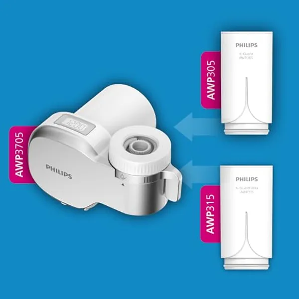 Philips On Tap AWP3705 compatibele vervangingsfilters: AWP305 standaard en AWP315 X-Guard Ultra