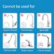 Philips On Tap niet geschikt voor: vierkante draad, ovale draad, spray-kraan, pull-out, sensor en uitloop korter dan 10 mm