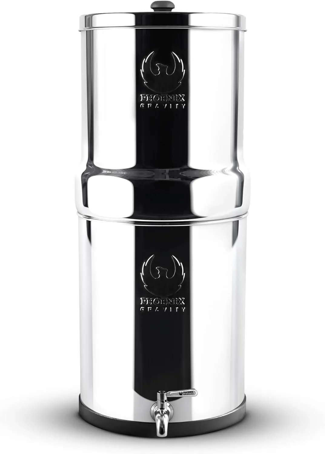 Phoenix Gravity 6 liter RVS waterfilter zonder standaard