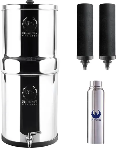 Phoenix Gravity RVS zwaartekracht waterfilter