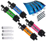 Sawyer MINI 4-Pack - vier draagbare hollow fiber waterfilters