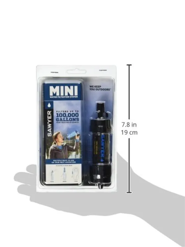 Sawyer MINI SP105 Waterfilter Zwart afbeelding 3 — alt-tekst aanvullen