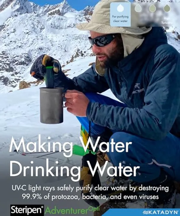 SteriPen Adventurer Opti UV Waterzuiveraar afbeelding 2 — alt-tekst aanvullen