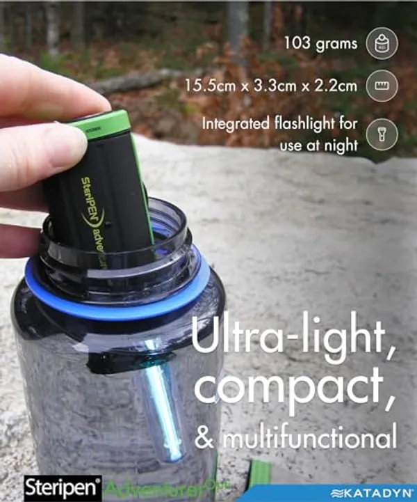 SteriPen Adventurer Opti UV Waterzuiveraar afbeelding 4 — alt-tekst aanvullen
