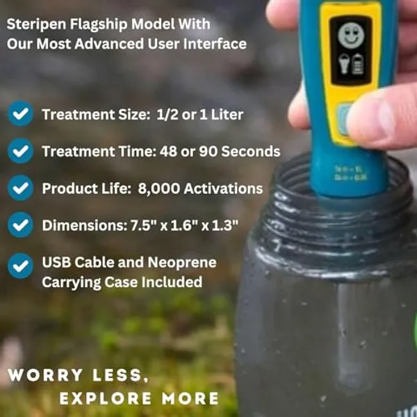 SteriPen Ultra UV Waterzuiveraar afbeelding 8 — alt-tekst aanvullen