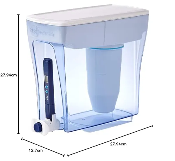 ZeroWater 4,7 liter compleet met doos en accessoires