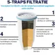 ZeroWater Ready-Read met ingebouwde TDS-meter in deksel
